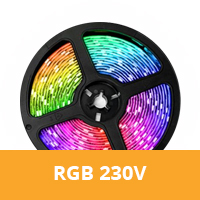 LED pásky RGB 230V