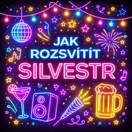 Jak rozsvítit Silvestr: LED osvětlení pro party, bar i zahradu