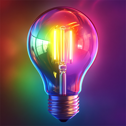 Barevné LED žárovky – jak na nás působí?