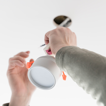 Bodová osvětlení – instalace podhledových světel