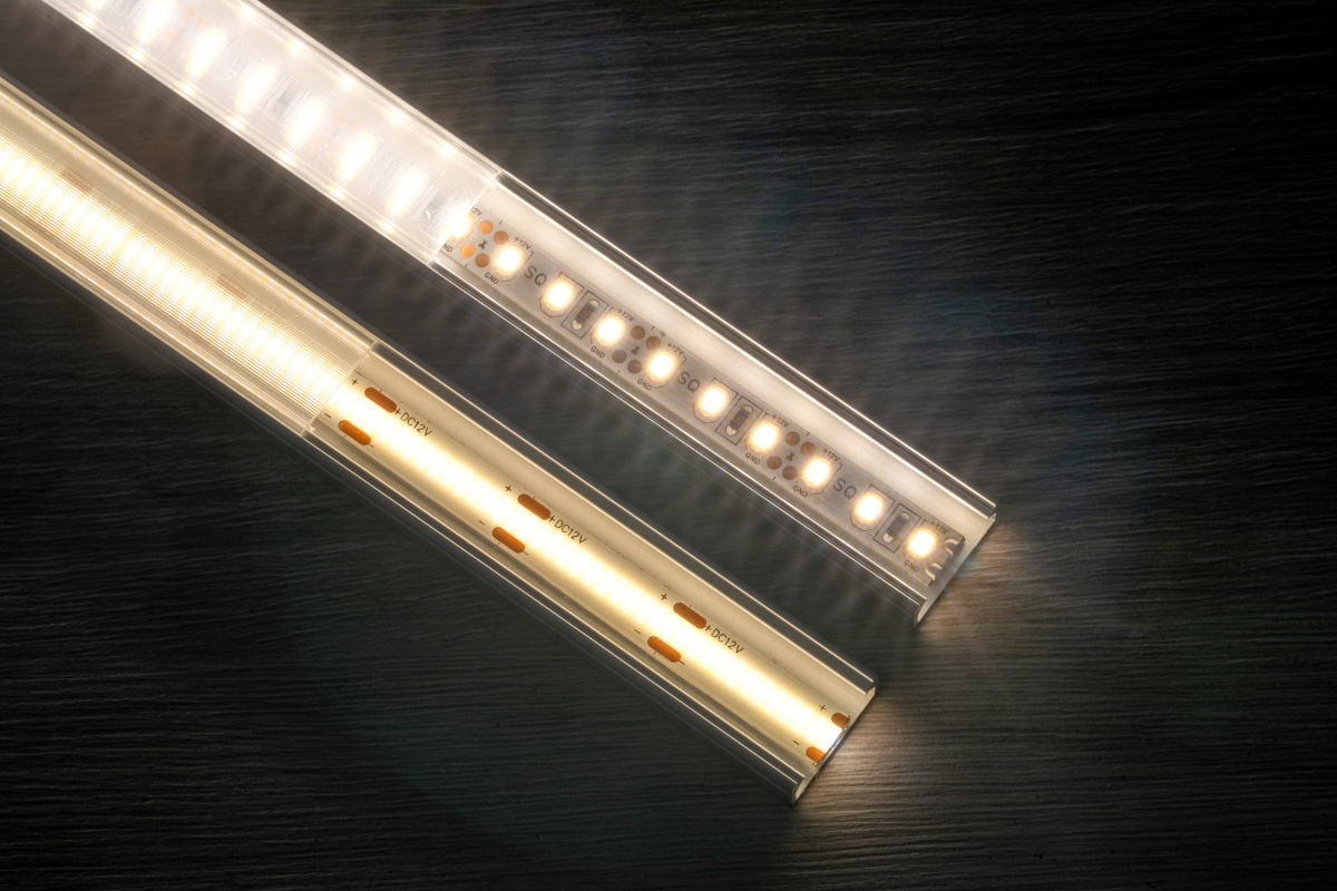 Jak svítí SMD LED pásek a jak svítí COB LED pásek